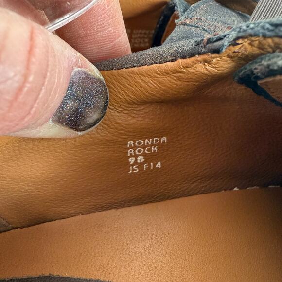 Earthies Ronda Rock Elastic Walker Sneakers Womens 9 Brown Low Top Slip-On Shoes - Picture 10 of 10